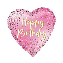 Happy Birthday Dots Foil Balloon - 17 Inch