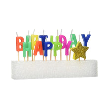 Happy Birthday Dots Pick Glitter Candles 3 - Inch