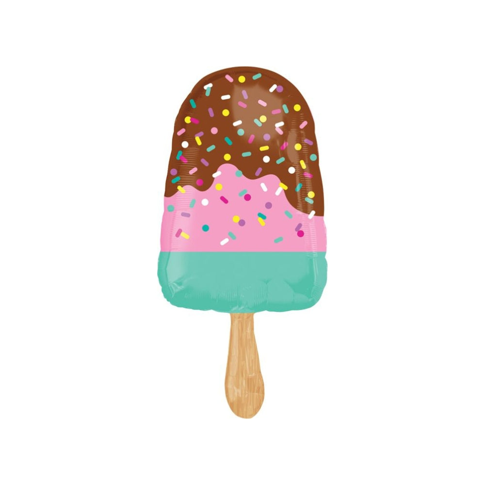 Happy Ice Cream Bar Supershape Foil Balloon - 2