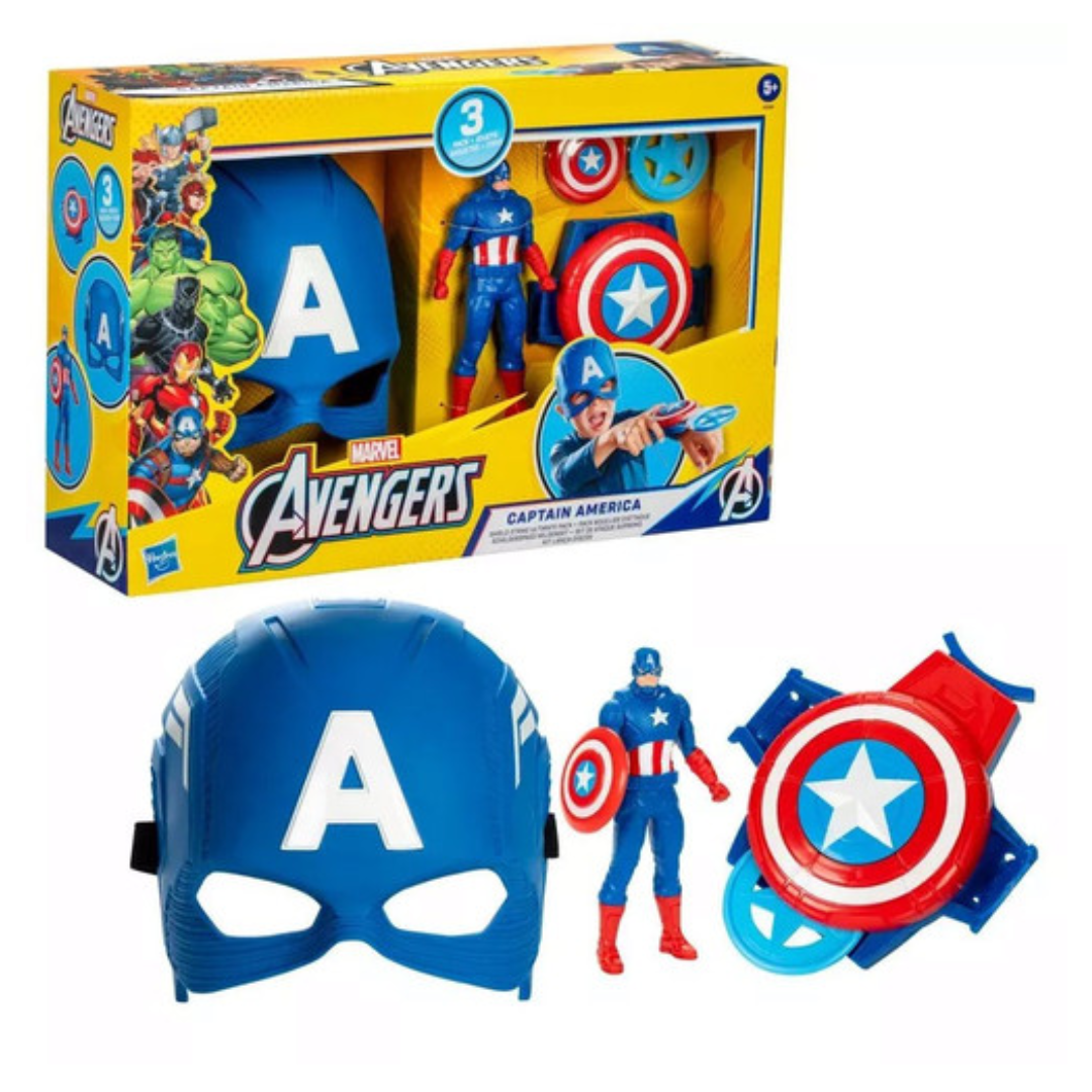 Hasbro Marvel Avengers Shield Strike Ultimate Pk - Capt America