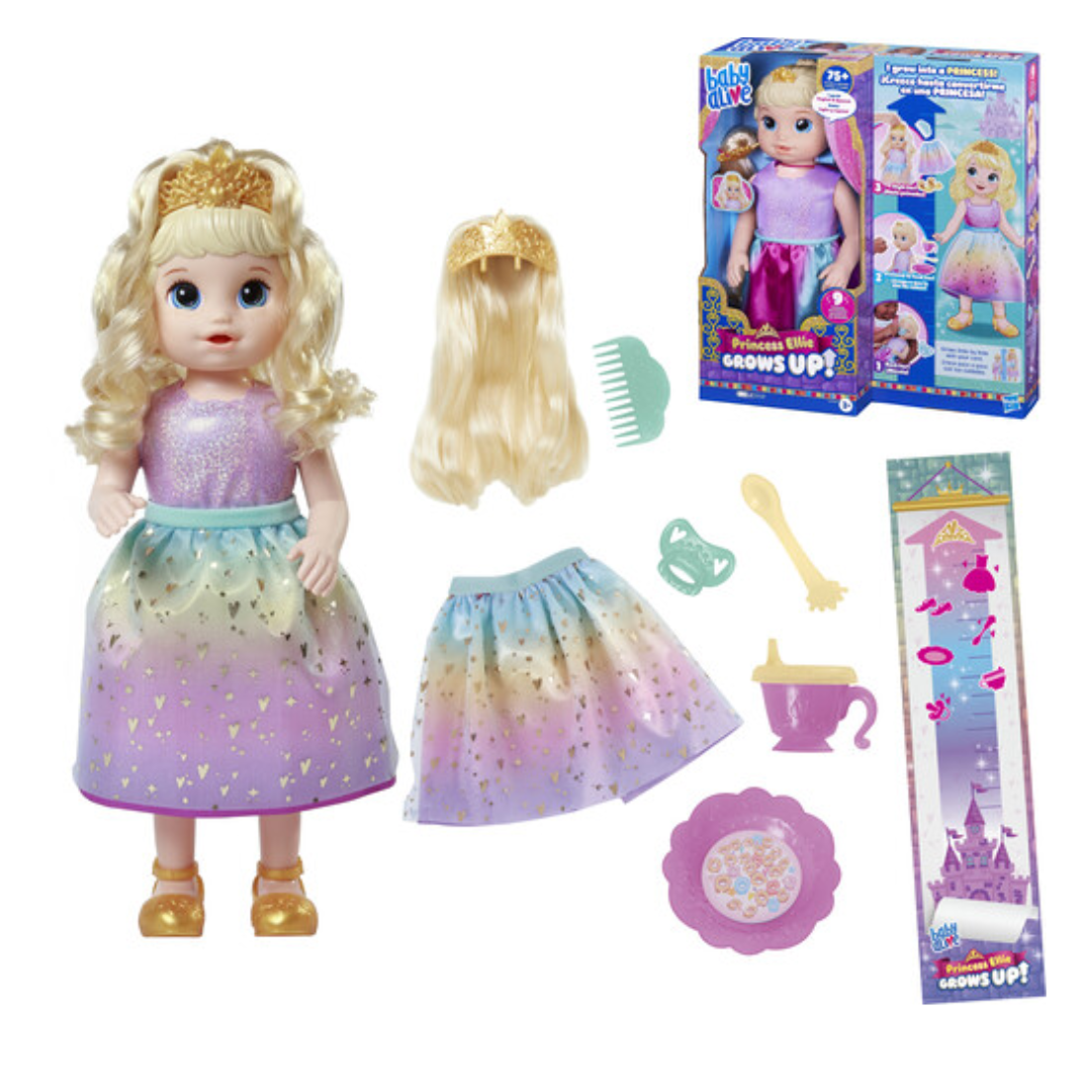 Hasbro Baby Alive Princess Ellie Grows Up Blonde 3