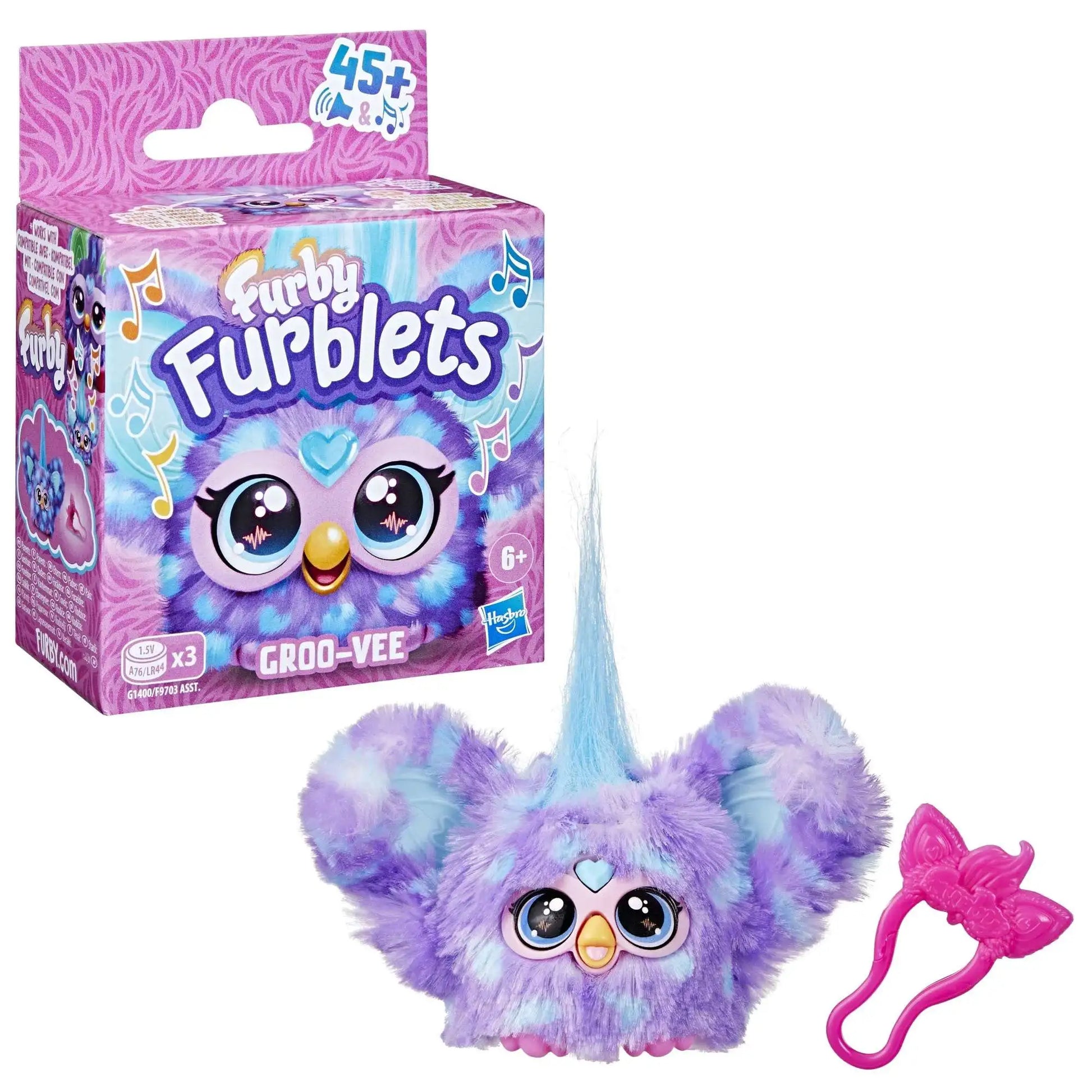 Hasbro Furby Furblets Mini Friend Groo-Vee 2.5-Inch Figure 1