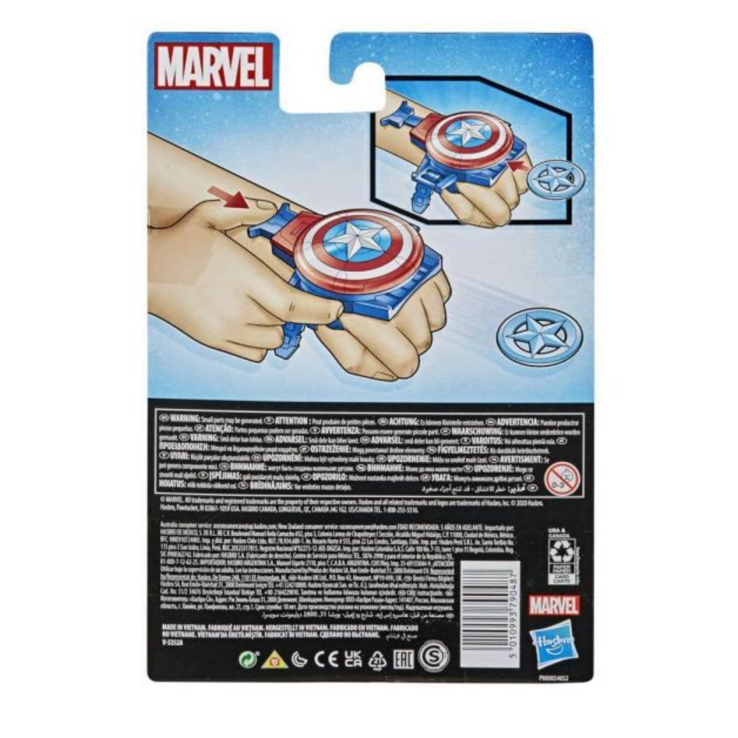 Hasbro Marvel Captain America Shield Gauntlet Disc Blaster Toy 3