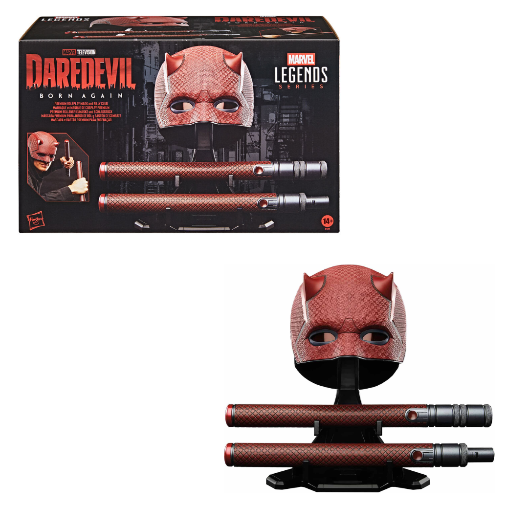 Hasbro Marvel Collector Legends Daredevil Mask N Billy Clubs