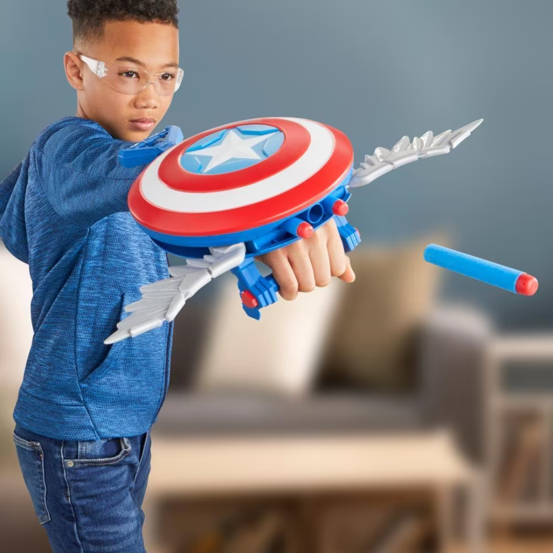 Hasbro Marvel Cpt Am Skyshot Blaster 3