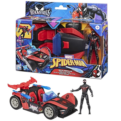 Hasbro Spiderman Venomversus Miles Remix Blast Racer Vs Liquid Shifter 1