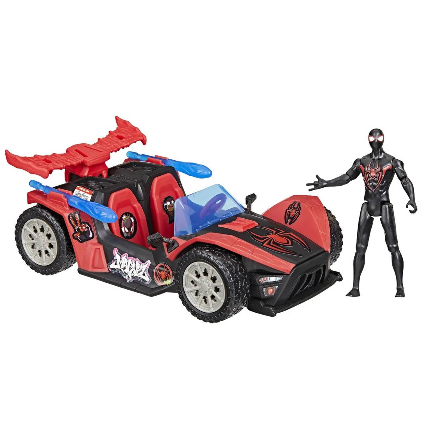 Hasbro Spiderman Venomversus Miles Remix Blast Racer Vs Liquid Shifter 3