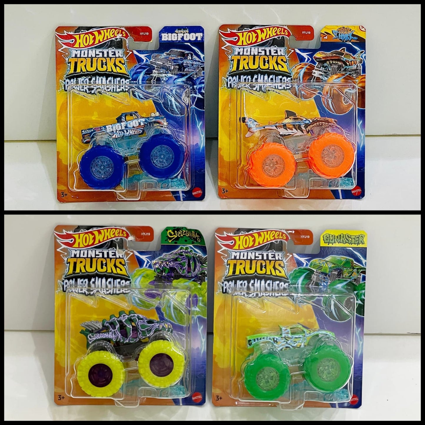 Hotwheels Monster Trucks 1:64 Power Smashers Singles 1