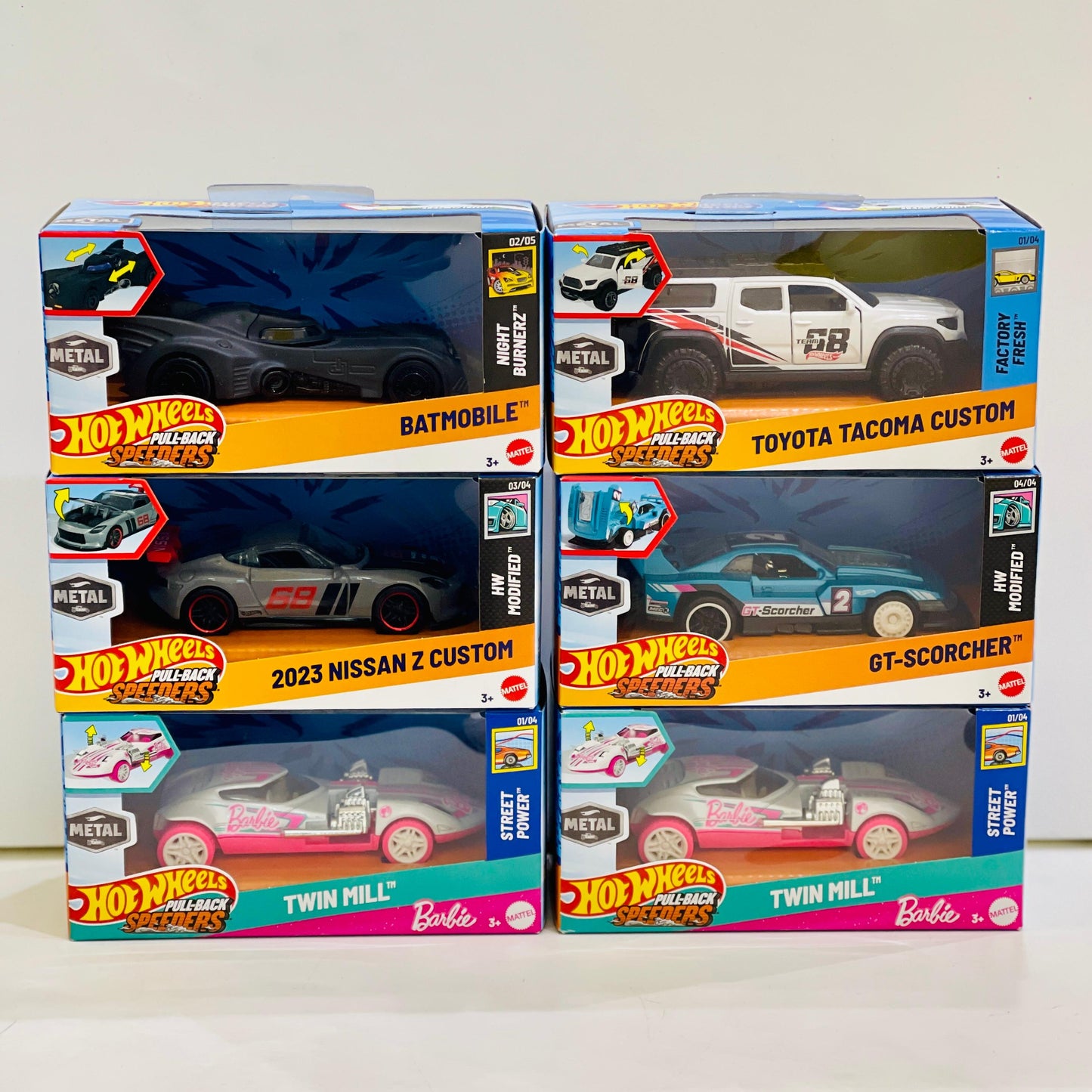 Hotwheels Pull-Back Speeders 1
