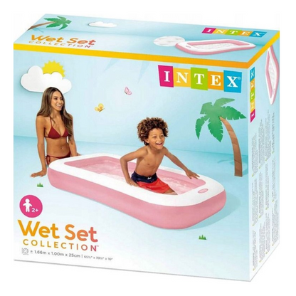 Intex Rectangular Pink Pool 3