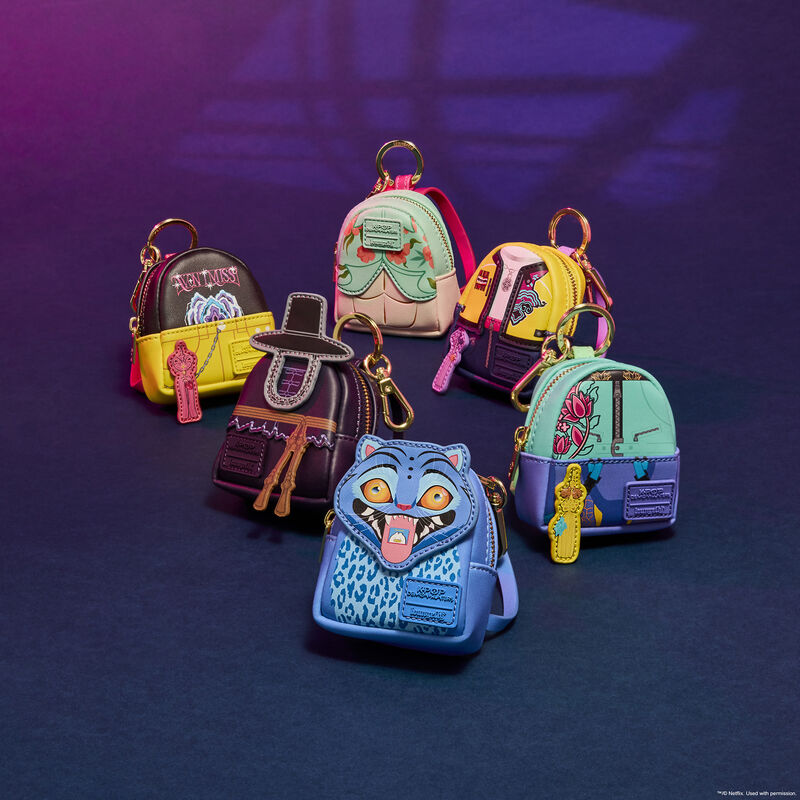Loungefly! Bag Charm: KPOP Demon Hunters Mystery Mini Backpack Bag Charms