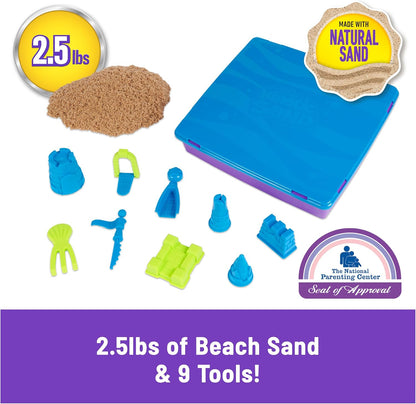 Kinetic Sand Beach Castle Playset Dlx 4