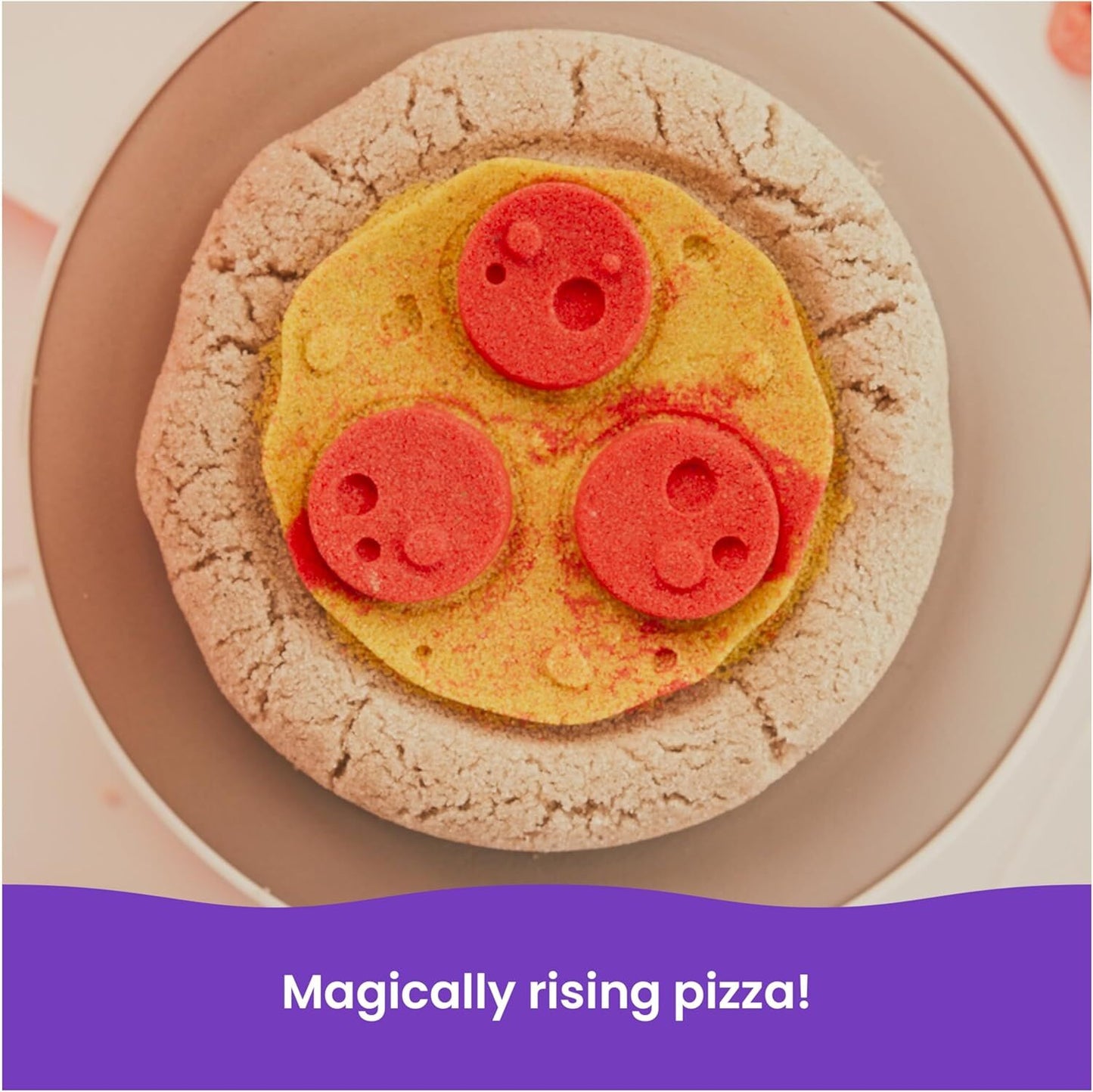Kinetic Sand Squish Pizza 5