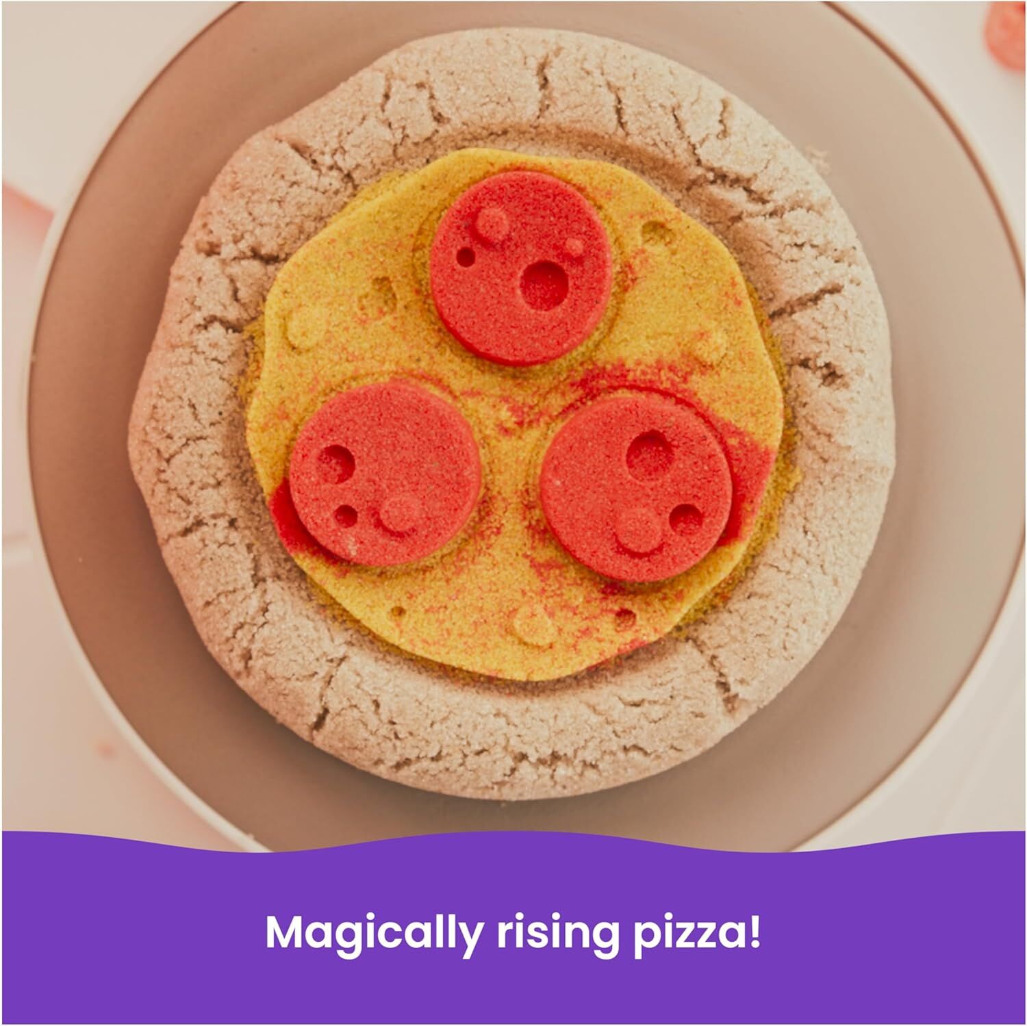 Kinetic Sand Squish Pizza 5