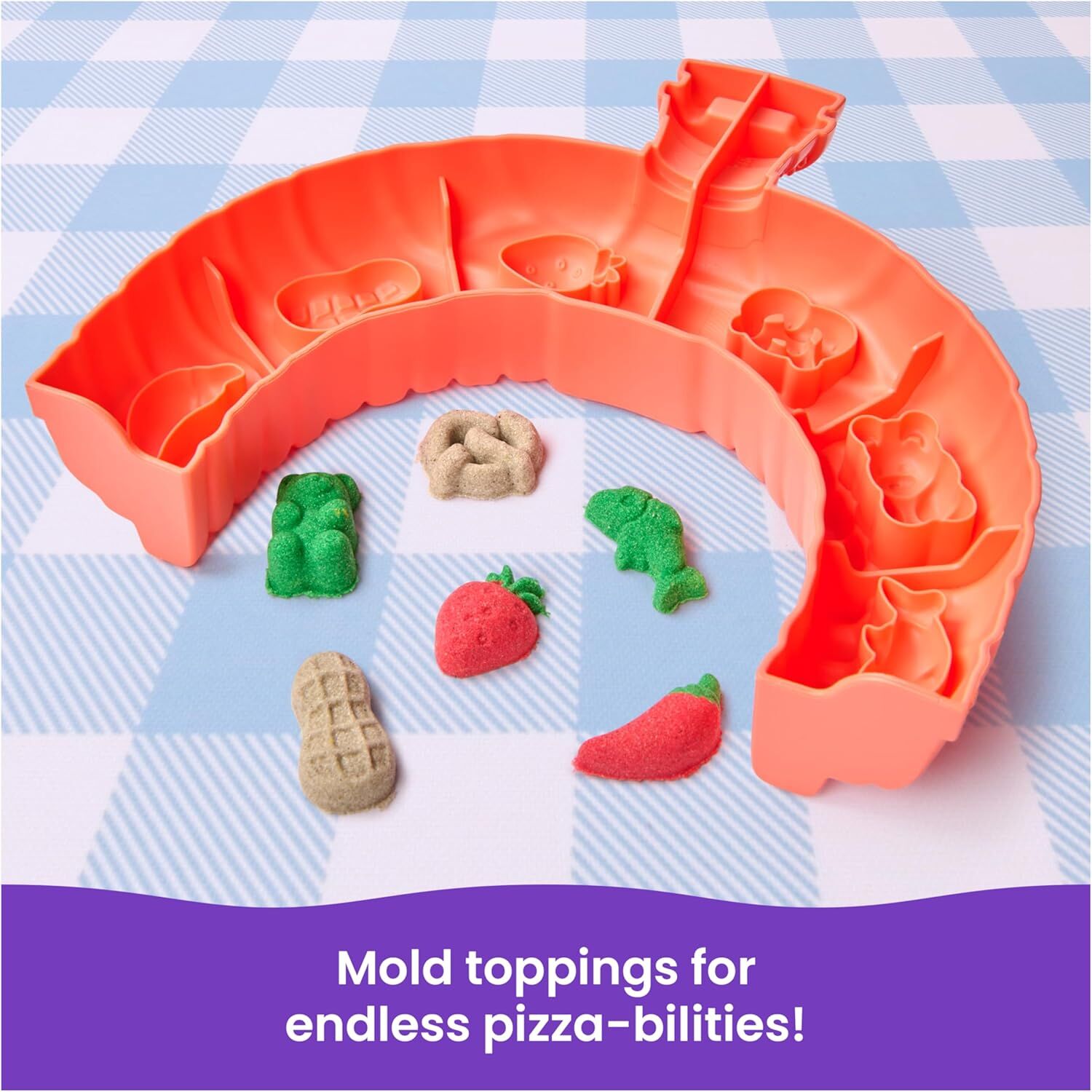 Kinetic Sand Squish Pizza 7