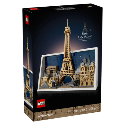 LEGO: Architecture Paris “ City Of Love Building Set (21064) 18+