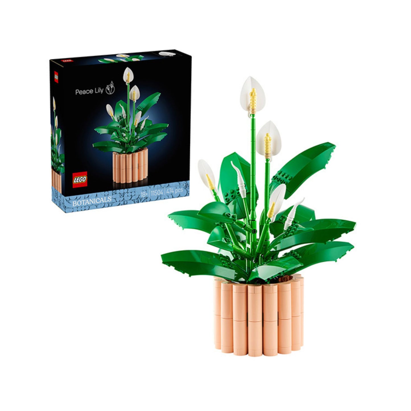 LEGO: Botanicals Peace Lily Flower Decor (11504) - 1