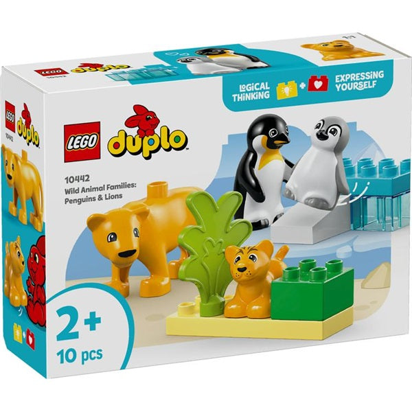 LEGO Duplo Duplo Town Animal Family: Penguin and Lion 3