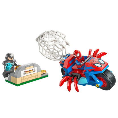 LEGO: Marvel Spidey And His Amazing Friends Spidey On His Motorcycle Vs. Rhino (11206