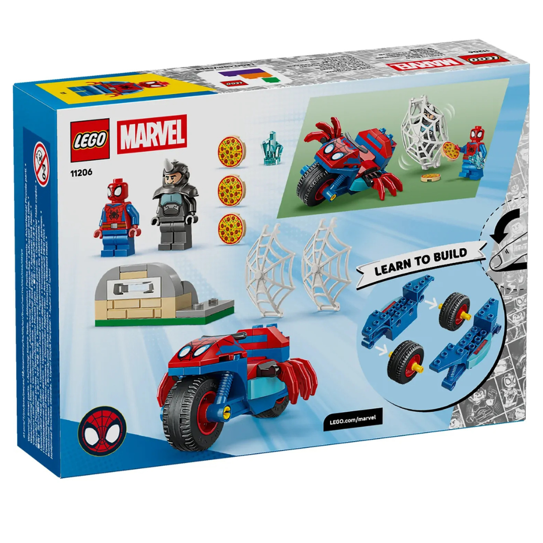 LEGO: Marvel Spidey And His Amazing Friends Spidey On His Motorcycle Vs. Rhino (11206