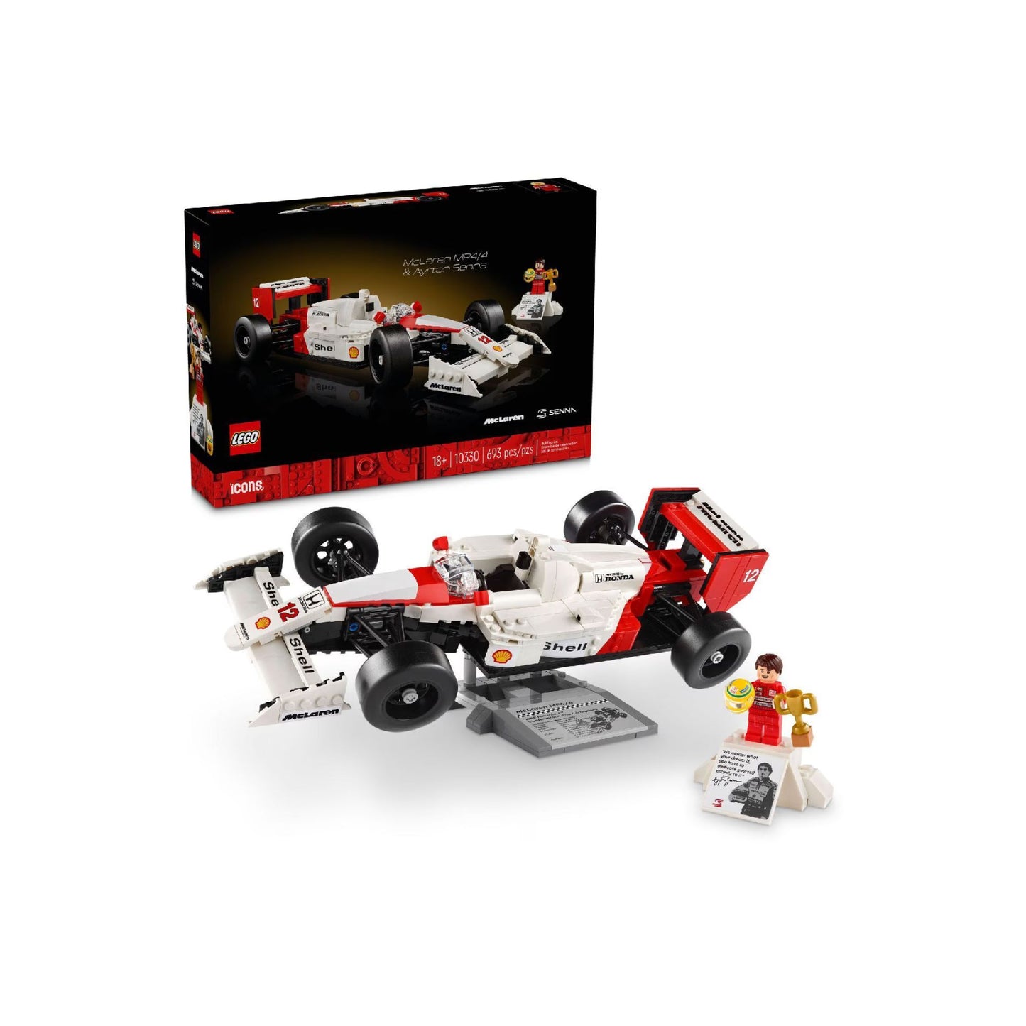 LEGO: Mclaren MP4/4 &amp; Ayrton Senna (10330) - 1