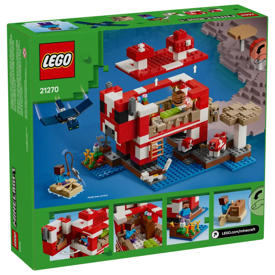 LEGO: Minecraft - The Mooshroom House V29 (21270)