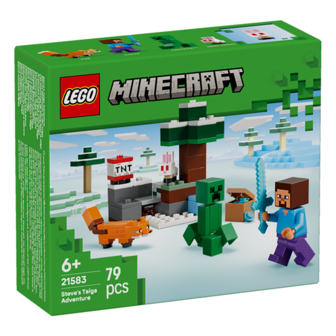 LEGO: Minecraft Steve’s Taiga Adventure Gamer Gift (21583)