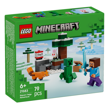 LEGO: Minecraft Steve’s Taiga Adventure Gamer Gift (21583)