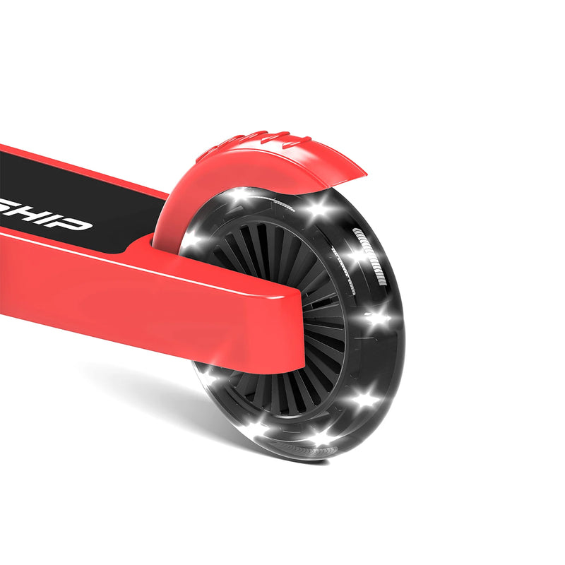 LIT Starship 2 Wheel Scooter: Candy Red