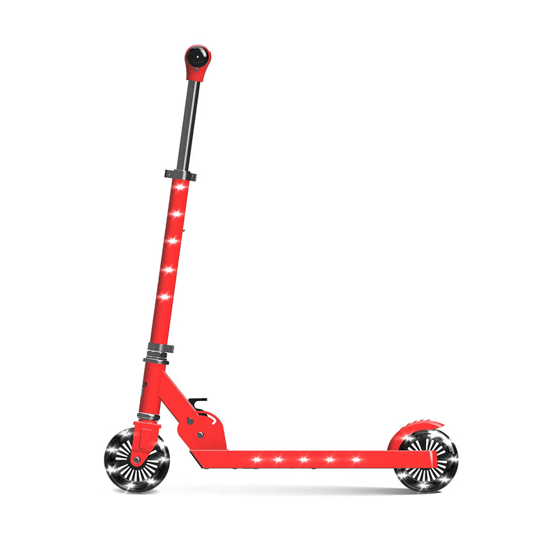 LIT Starship 2 Wheel Scooter: Candy Red