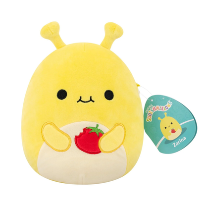 Little Plush Squishmallows 3” -Zarina - Yellow Banana Slug Holding Tomato)