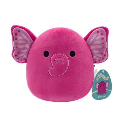 Little Plush Squishmallows 7.5” -Evelyn - Hot Pink Butterfly Elephant