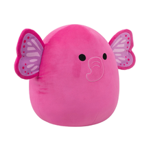 Little Plush Squishmallows 7.5” -Evelyn - Hot Pink Butterfly Elephant