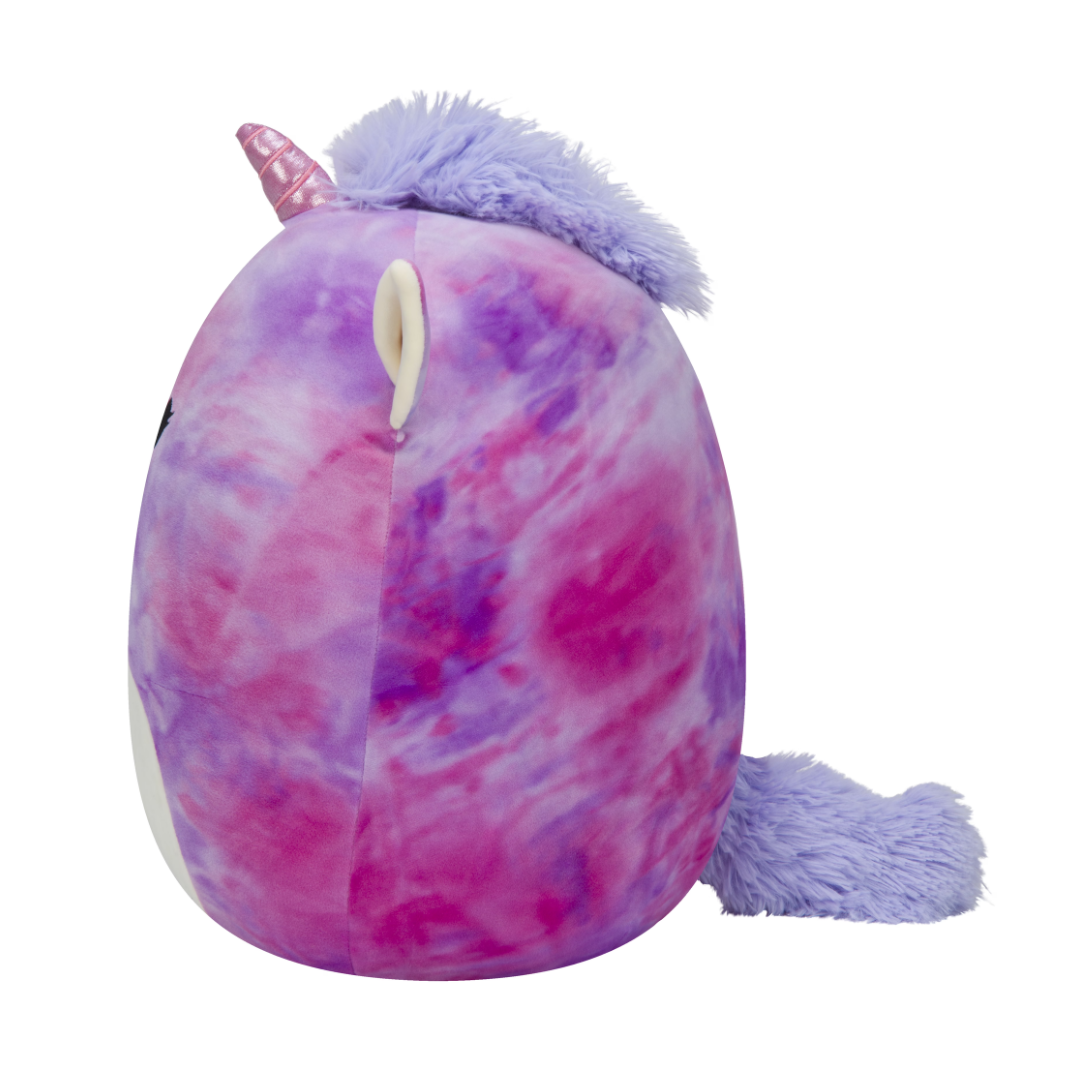 Little Plush Squishmallows 7.5” - Lola - Purple And Pink Tie-Dye Unicorn