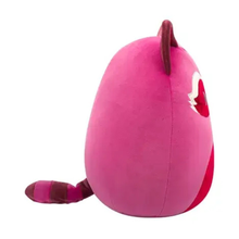 Little Plush Squishmallows 7.5” -Mamina - Burgundy Tonal Squirrel With Velvet Accents