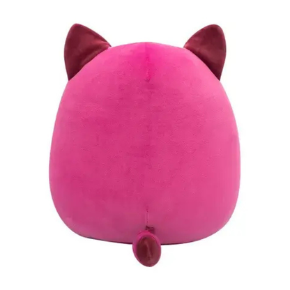 Little Plush Squishmallows 7.5” -Mamina - Burgundy Tonal Squirrel With Velvet Accents