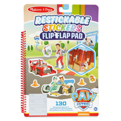 M&D Paw Patrol Restickable Stickers Flip-Flap Pad - Classic Missions 1