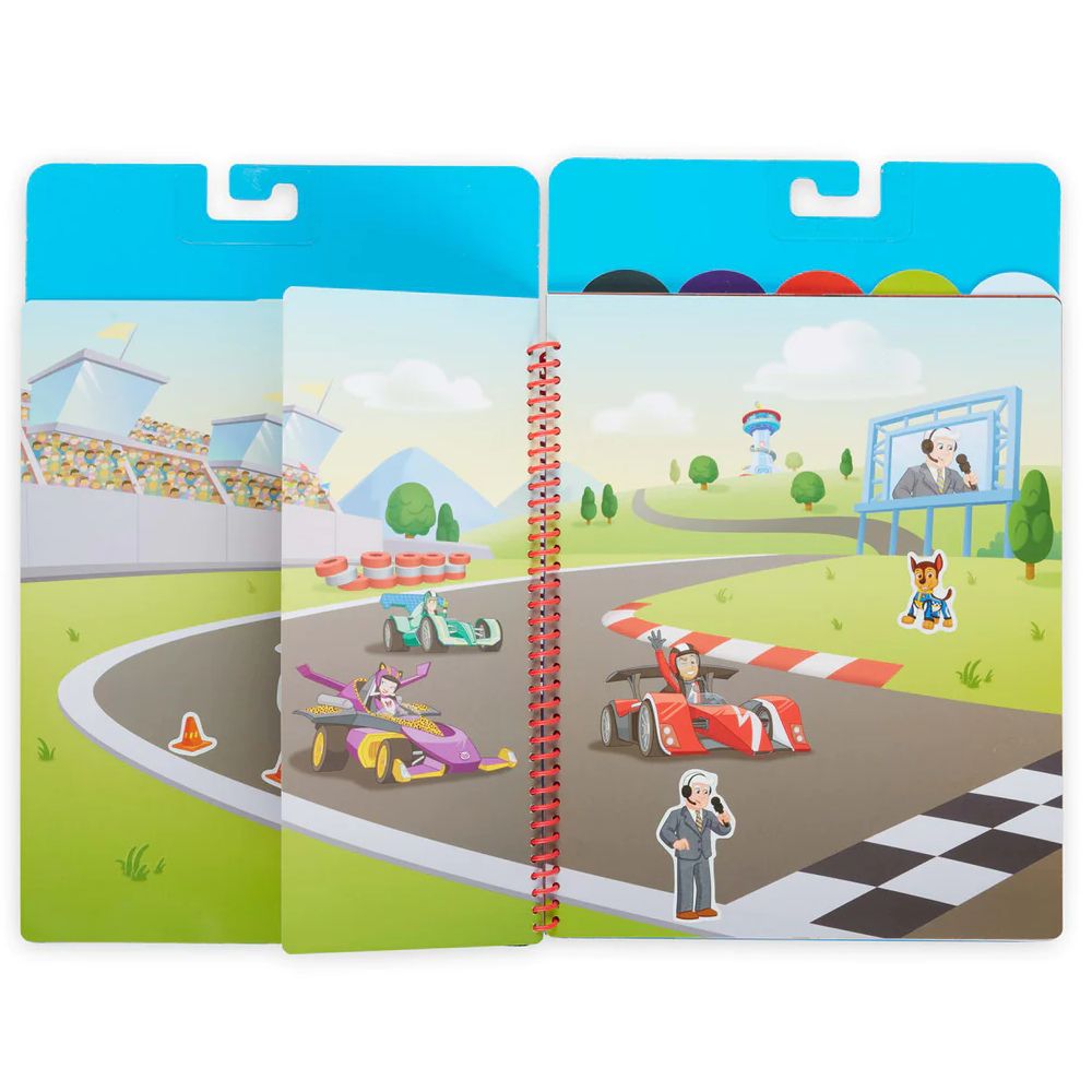 M&D Paw Patrol Restickable Stickers Flip-Flap Pad - Classic Missions2