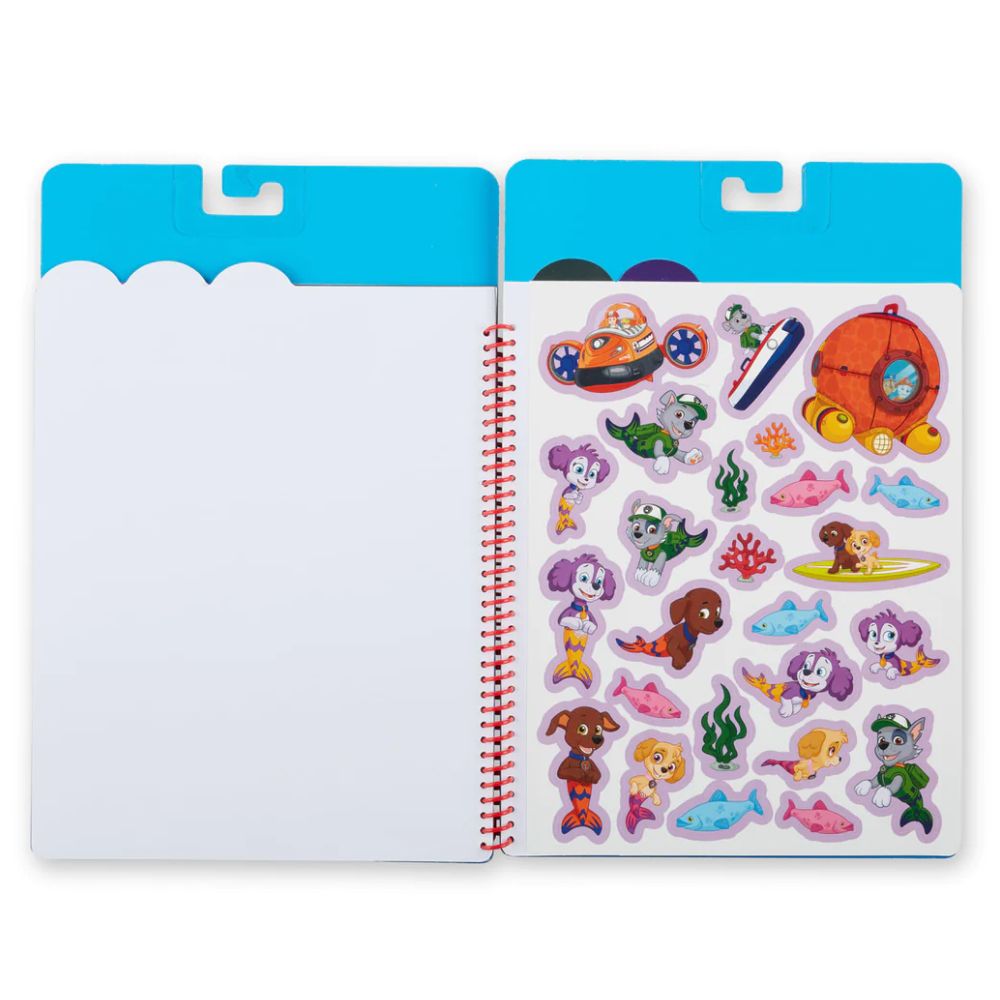 M&D Paw Patrol Restickable Stickers Flip-Flap Pad - Classic Missions 3