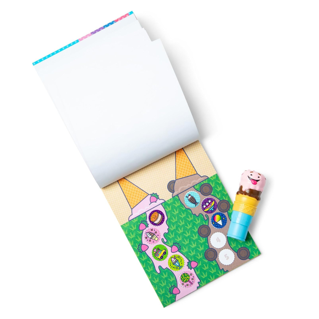 M&D Sticker Wow! Sticker Stamper & Activity Pad - Ice Cream 2