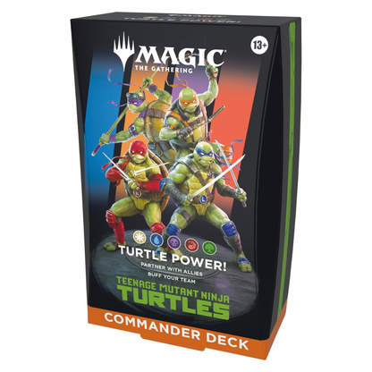 Magic The Gathering Teenage Mutant Ninja Turtles Commander Deck - Turtle Power