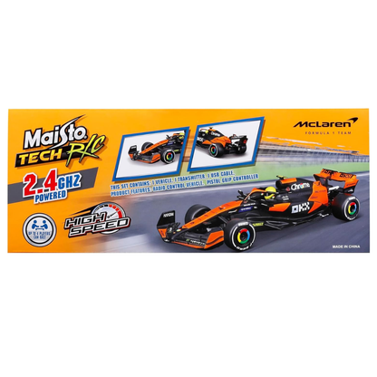 Maisto F1 - 1:24 Rc - Mclaren Team Mcl38 (Miami Gp) - 2.4 Ghz Usb Charge