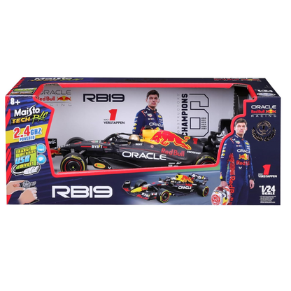 Maisto F1 - 1:24 Rc - Oracle Red Bull Racing Rb19 - 2.4 Ghz Usb Charge - Max Verstappen
