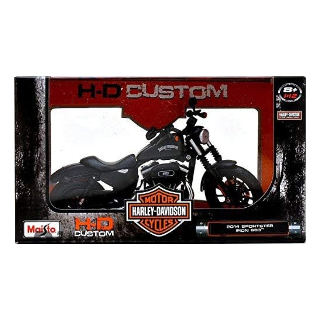 Maisto Moto - 1:12 Diecast - Motorcycles - 2014 Hd Sportster Iron 883