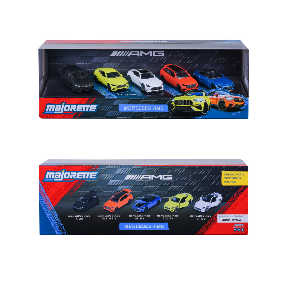 Majorette 5 Pack Gift Pack - Mercedes Amg