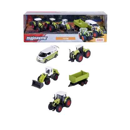 Majorette 5 Pack Gift Set - Claas Farm
