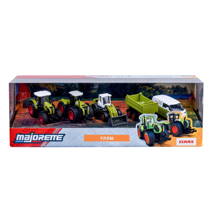 Majorette 5 Pack Gift Set - Claas Farm