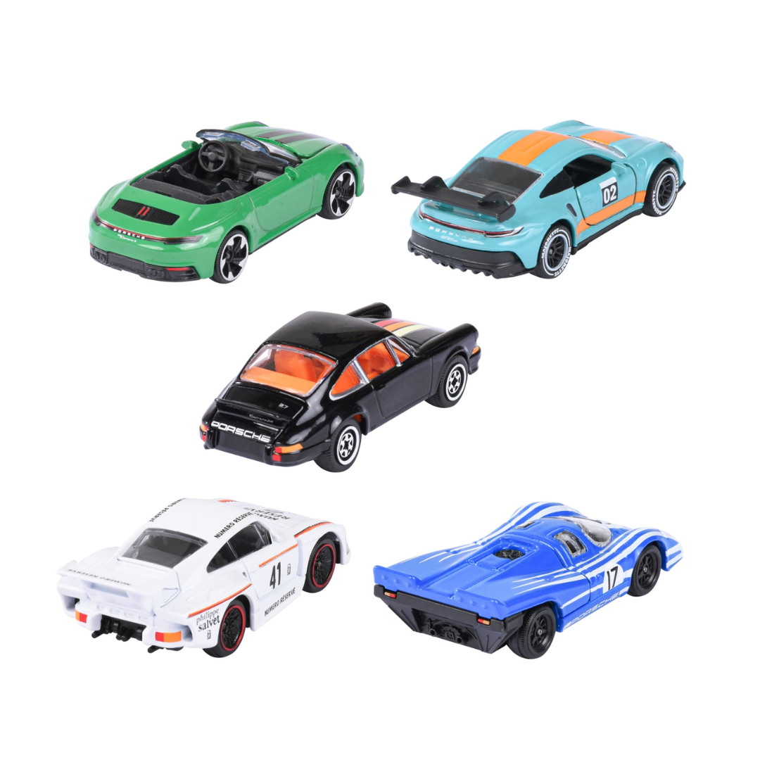 Majorette 5 Pc Giftpack - Limited Edition Porsche C