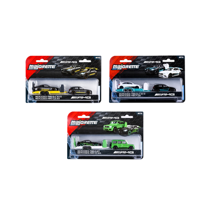 Majorette Trailer  - Mercedez Amg -  3 Asstd