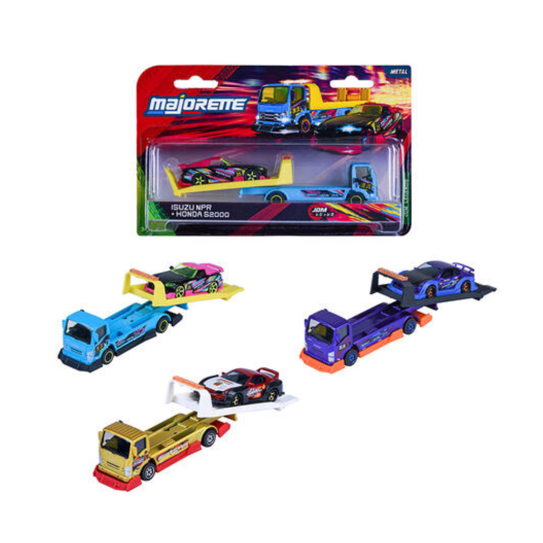 Majorette Transporter 3 Astd - Jdm Legends Tuning